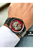 Reward Siyah Renk Otomatik Kurmalı Çelik Kordon Orijinal Erkek Kol Saati + BİLEKLİK HEDİYELİ thumbnail 3