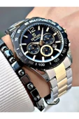 Reward Altın Gümüş Renk Fonksiyonlar Aktif Çelik Kordon Erkek Kol Saati + BİLEKLİK HEDİYELİ thumbnail 3