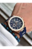 Navimarine Lacivert Renk Fonksiyonlu Mekanizma Erkek Kol Saati + BİLEKLİK HEDİYELİ thumbnail 2