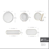 Karaca Komo 32 Parça 6 Kişilik Kahvaltı Takımı Gold thumbnail 7