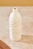 Akkoyunlu home Dalgalı Dekoratif Pinterest Vazo Seramik Şık Dekorasyon Vazo Seti (Beyaz) 24 cm thumbnail 5