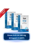 Ocean Krill Oil 500 Mg 30 Kapsül 3 Adet thumbnail 1