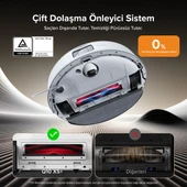 Q8 Max Pro Plus Akıllı Robot Süpürge Beyaz thumbnail 3