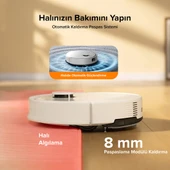 Q8 Max Pro Plus Akıllı Robot Süpürge Beyaz thumbnail 6