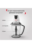 Masterchop Powelix Extra 6 Bıçaklı Doğrayıcı 1,5 L Hazneli 1000W thumbnail 2