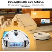 Q8 Plus Akıllı Robot Robot Süpürge - Beyaz thumbnail 3