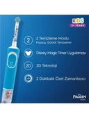 Oral-B D100 Vitality Frozen Özel Seri Çocuklar İçin Şarj Edilebilir Diş Fırçası thumbnail 3