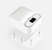 T9 Deri Yüzeyli Manikür Tırnak Kurutucu UV Led Lamba Protez Tırnak Lambası Beyaz 48W thumbnail 2