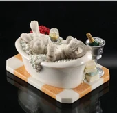 Veronese Design Banyodaki Kedi Heykeli thumbnail 5