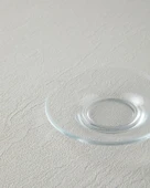 English Home Fitted Cam 6'Lı Çay Tabağı Şeffaf thumbnail 3