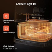 Cosori Cosori Premium XXL Airfryer 5.5 lt Yağsız Beyaz Fritöz thumbnail 3