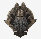 Veronese Design Viking Duvara Asmalı Valhalla Heykeli thumbnail 4