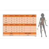 Lucky Life Kadın Uzun Kollu Bisiklet Yaka Kaşkorse Bluz Ve Yırtmaçlı Etek Ikili Takım thumbnail 4