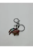 gemsartdeco JASPER DOĞALTAŞ ANAHTARLIK CHARM YILDIZ thumbnail 3
