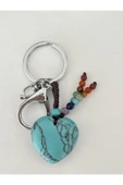 gemsartdeco TURKUAZ DOĞALTAŞ ANAHTARLIK CHARM thumbnail 2