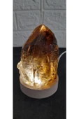 gemsartdeco Dumanlı kuvars doğal taş lamba radyasyonsavar thumbnail 1