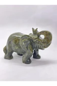 gemsartdeco YEŞİM TAŞI DOĞALTAŞ FİL FİGÜRÜ thumbnail 2