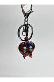 gemsartdeco JASPER DOĞALTAŞ ANAHTARLIK CHARM KALP thumbnail 1