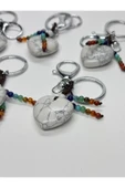 gemsartdeco HAVLİT DOĞALTAŞ ANAHTARLIK CHARM KALP thumbnail 3