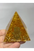 gemsartdeco SİTRİN BOLLUK BEREKET EL SEMBOLLÜ ORGONİT thumbnail 2