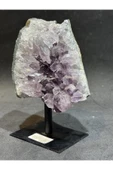 gemsartdeco BREZİLYA AMETİST DOĞALTAŞ SİYAH DEMİR STANTLI thumbnail 3