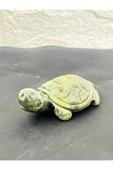 gemsartdeco Yeşim Doğaltaş Fengshui Kamplumbağa 6 cm thumbnail 4