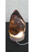 gemsartdeco Dumanlı kuvars doğal taş lamba radyasyonsavar thumbnail 3