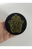 gemsartdeco OBSİDYEN AYNA HAMSA SEMBOLÜ thumbnail 1