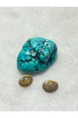 gemsartdeco Turkuaz ve Dişi Erkek Yılancık Taşı thumbnail 2