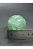 gemsartdeco YEŞİL FLORİT KÜRE DOĞALTAŞ thumbnail 7