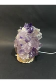 gemsartdeco AMETİST DOĞALTAŞ LAMBA thumbnail 5