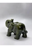 gemsartdeco YEŞİM TAŞI DOĞALTAŞ FİL FİGÜRÜ thumbnail 4