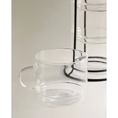 MDB Standlı Borosilikat 4'lü Fincan Seti thumbnail 2