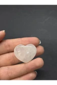 gemsartdeco KRİSTAL KUVARS KALP PALMSTONE DOĞALTAŞ thumbnail 3