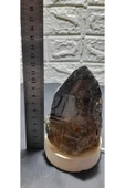 gemsartdeco Dumanlı kuvars doğal taş lamba radyasyonsavar thumbnail 4