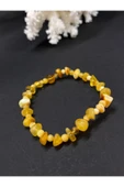 gemsartdeco KEHRİBAR BİLEKLİK SARI thumbnail 3
