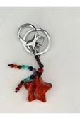 gemsartdeco JASPER DOĞALTAŞ ANAHTARLIK CHARM YILDIZ thumbnail 2