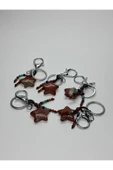 gemsartdeco JASPER DOĞALTAŞ ANAHTARLIK CHARM YILDIZ thumbnail 5