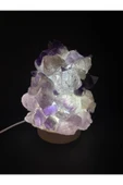 gemsartdeco AMETİST DOĞALTAŞ LAMBA thumbnail 1