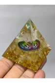 gemsartdeco SİTRİN BOLLUK BEREKET OM SEMBOLLÜ ORGONİT thumbnail 7