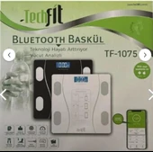 Techfit Vücut Analizli Dijital Baskül TF-1075 (Bluetooth Özellikli) Hassas Ölçüm (2.5-180kg) thumbnail 1