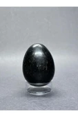 gemsartdeco OBSİDYEN GÜÇ TAŞI YUMURTA DOĞALTAŞ thumbnail 2
