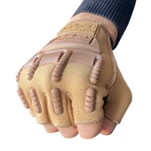 1107 Mechanix Parmaksız Eldiven Kum thumbnail 2