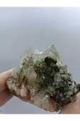 gemsartdeco Koleksiyonluk Epidotlu Kuvars Doğaltaş thumbnail 2