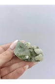 gemsartdeco Koleksiyonluk Epidotlu Kuvars Doğaltaş thumbnail 3