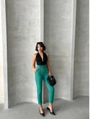 Kemerli havuç pantolon thumbnail 6