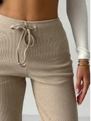 Fit comfort bej salaş pantolon thumbnail 6