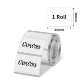 ZUIDID 40 X 30 Mm Şeffaf Termal Etiket 230 Adet - Phomemo M110/M120/M150/M200/M220/M221 thumbnail 2