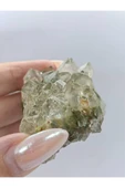 gemsartdeco Koleksiyonluk Epidotlu Kuvars Doğaltaş thumbnail 3