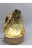 gemsartdeco Dumanlı Kuvars Doğaltaş Radyasyonsavar Derin Uyku Lambası thumbnail 2